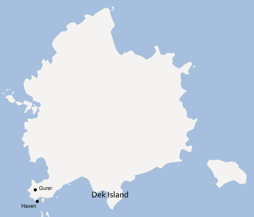 Plattegrond Dek Island